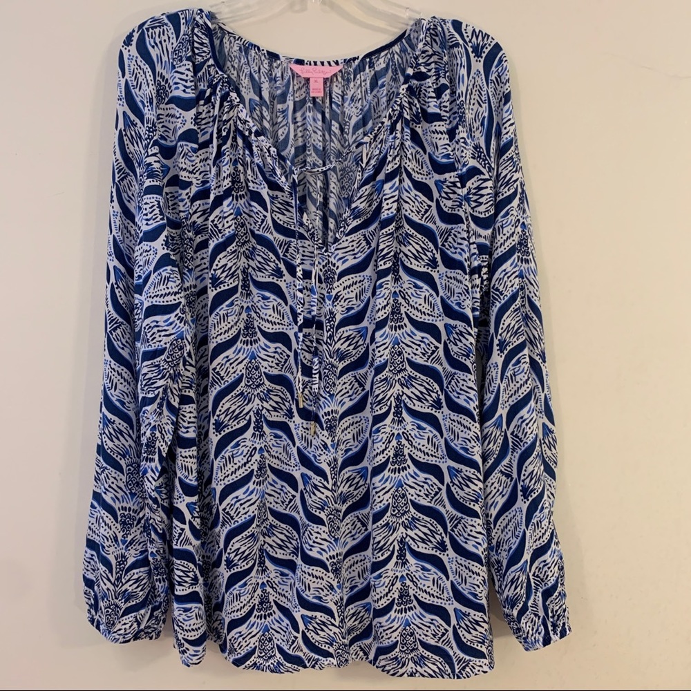 Lilly Pulitzer XL A Mermaid’s Tale Willa Tunic Top